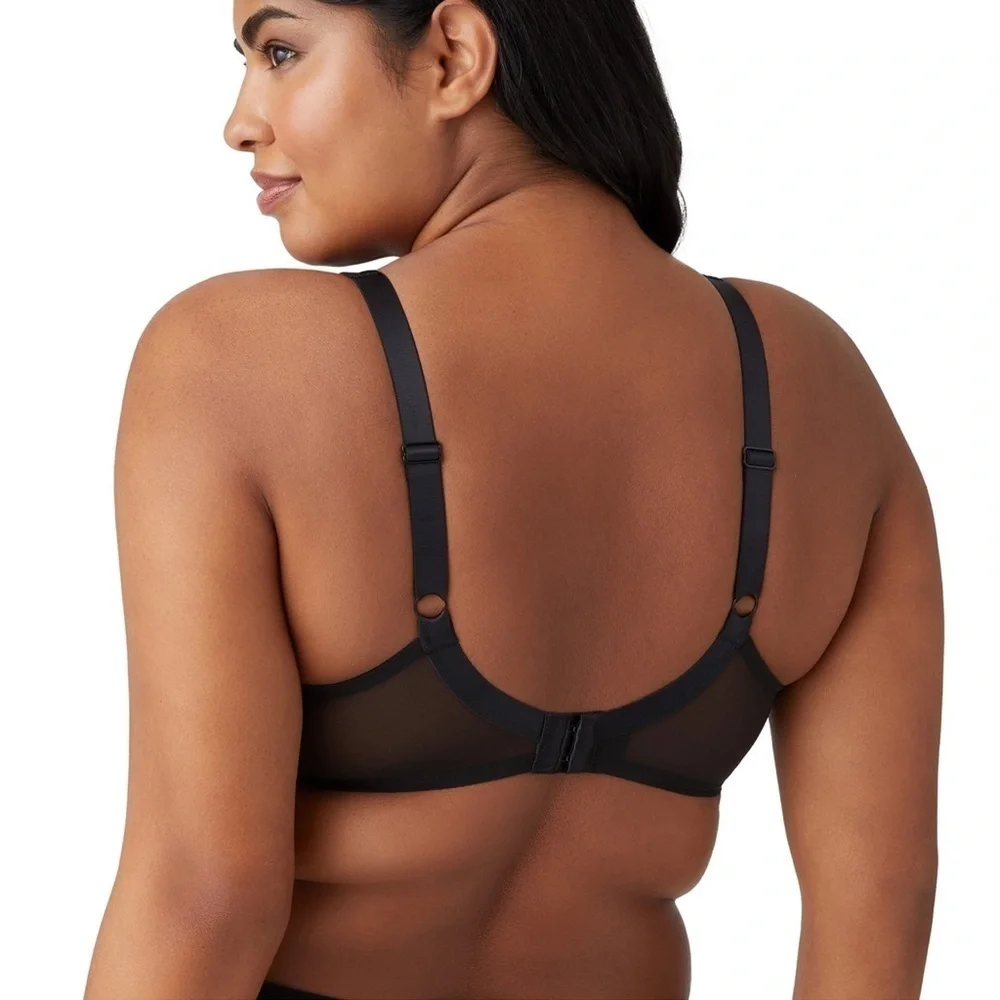 NWT Wacoal Women's Plus Size Stark
Beauty Underwire Bra, Black, 34C 855255 - Picture 2 of 4